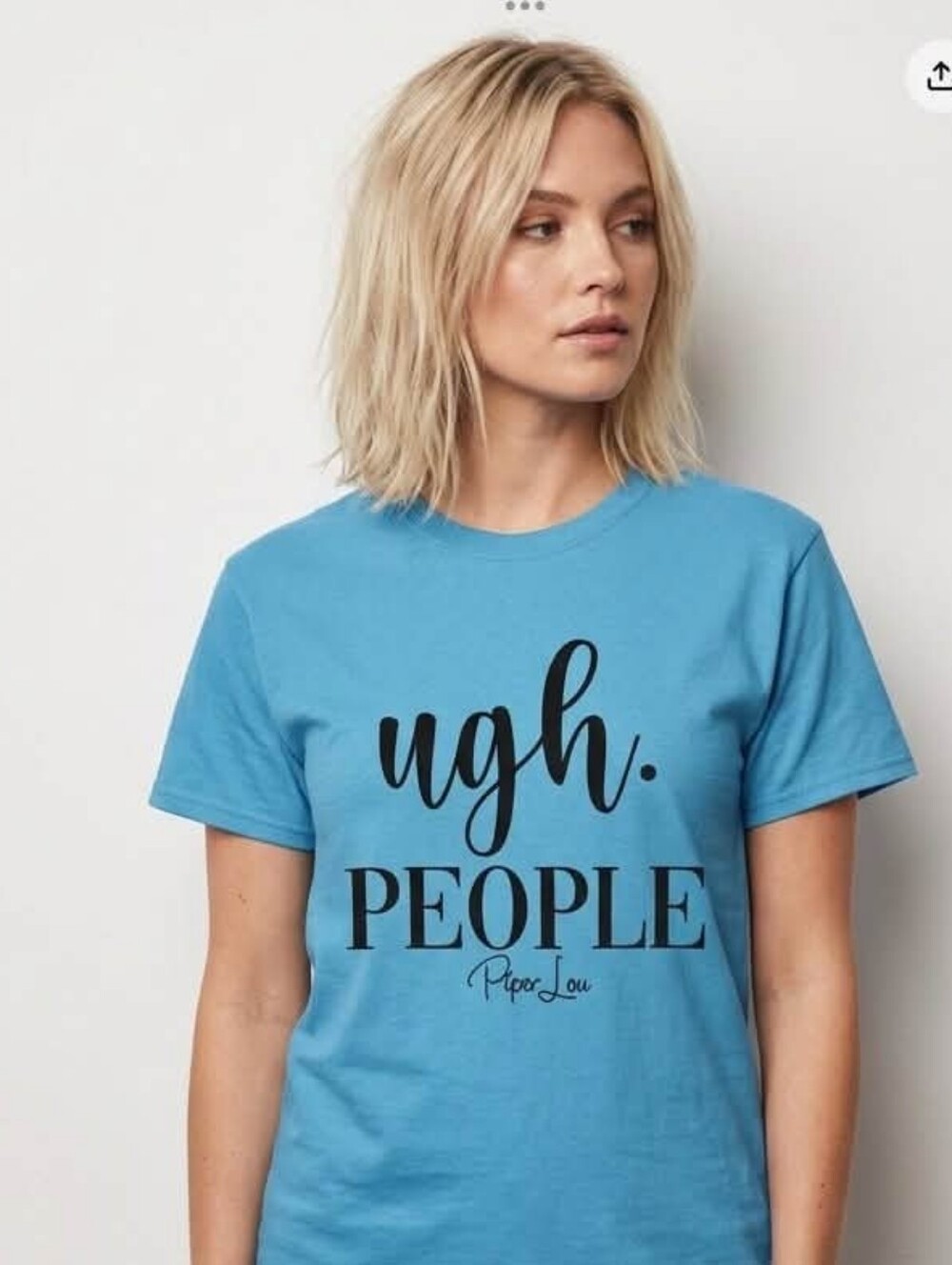 Piper Lou Ugh People T-Shirt Size Medium